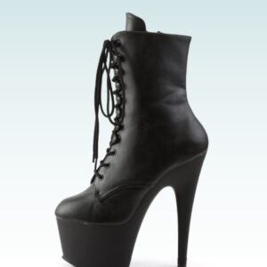 Pleaser ADORE-1020 Stiefelette schwarz-matt