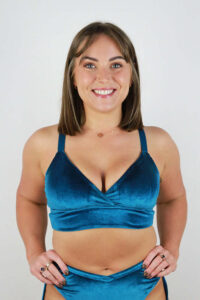 Verona Samt-Bikini-BH VERONA - Türkis
